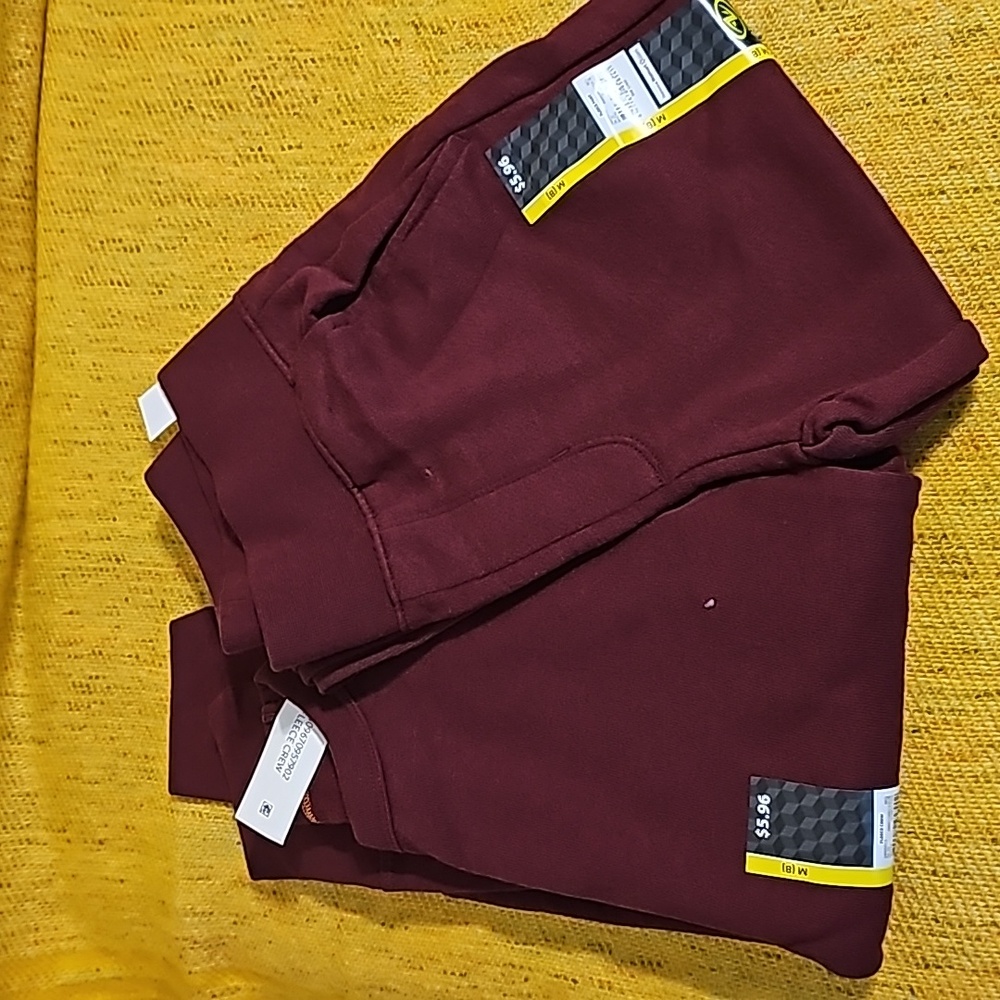Fleece Jogger Suit Burgundy
